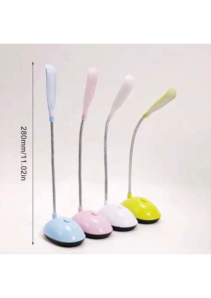 LED Masa Lambası Ders Çalışma Kitap Okuma Lambası Pilli Başucu Lamba