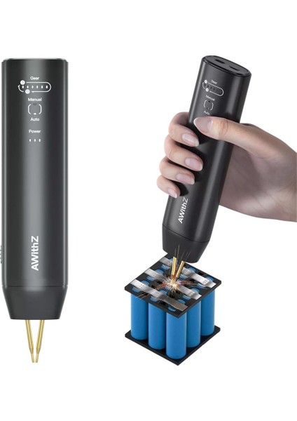 Awithz H1 Dc 5V Nokta Punta Kaynak Makinesi Taşınabilir El Tipi Pil Punto Kaynak Aleti Cihazı