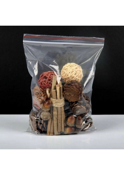 Kilitli Torba Şeffaf Kilitli Poşet Naylon Torba 13X16 cm 600'LÜ