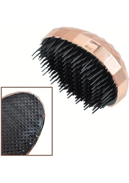 Buffer® Rose Gold Saç Düzleştirici Tarak Geniş Aralıklıher Saç Tipine Uygun Fırçalı Saç Düzleştiric indirimleri