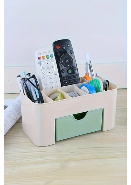 Yeşil 2'li 7 Bölmeli Mini Çekmeceli Takı ve Makyaj Organizeri fiyatları