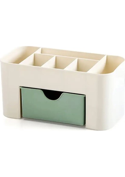 Yeşil 2'li 7 Bölmeli Mini Çekmeceli Takı ve Makyaj Organizeri indirimleri