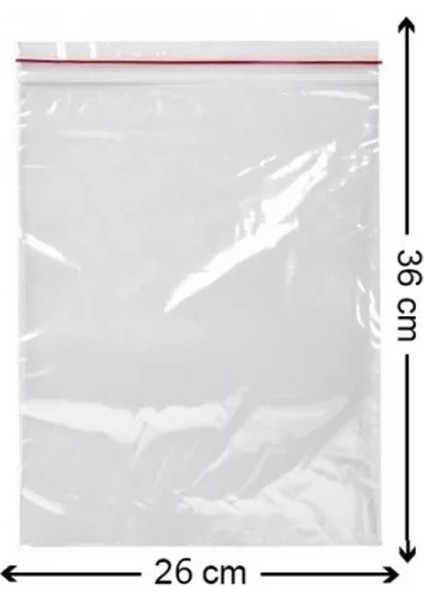 Kilitli Torba Şeffaf Kilitli Buzdolabı Poşeti 26X36 cm 200'LÜ fiyatları