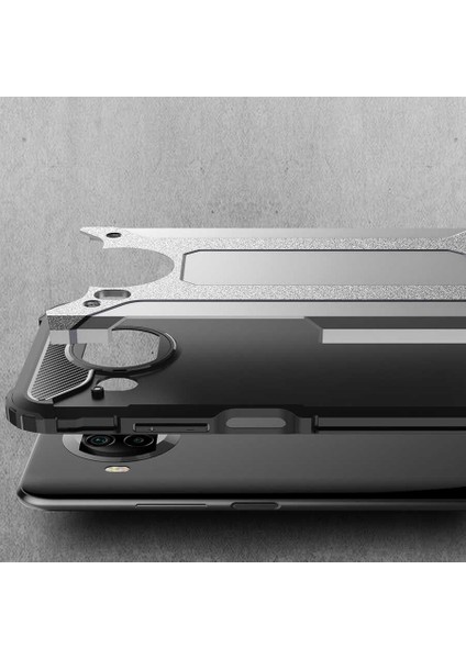 Xiaomi Mi 10T Lite Kılıf Tstk Crash Silikon Kapak-Siyah