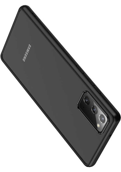 Galaxy Note 20 Kılıf Tstk Hom Silikon-Siyah modelleri