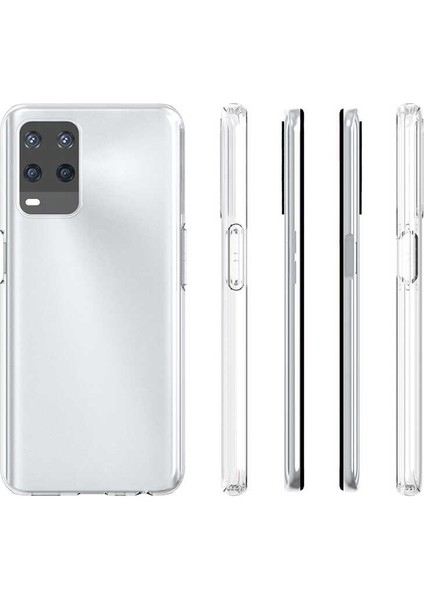 Oppo A54 4g Kılıf Tstk Süper Silikon Kapak-Renksiz