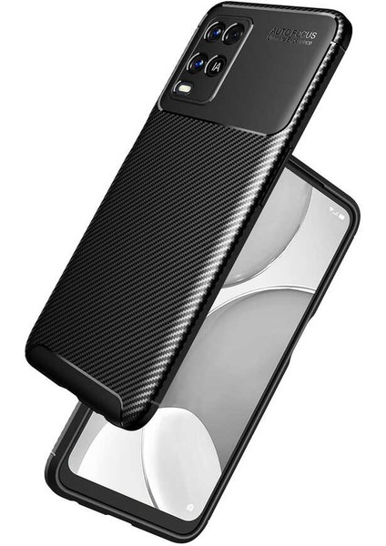 Oppo A54 4g Kılıf Tstk Negro Silikon Kapak-Lacivert