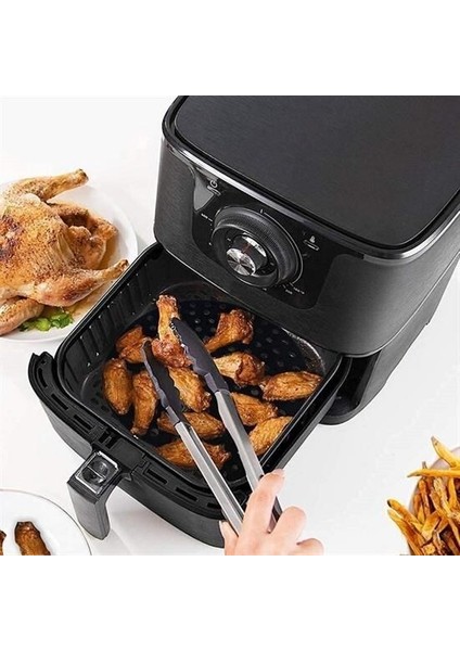 Renkli Isıya Dayanıklı Yıkanılabilir Silikon Fırın ve Airfryer Yuvarlak Pişirme Matı 20 cm
