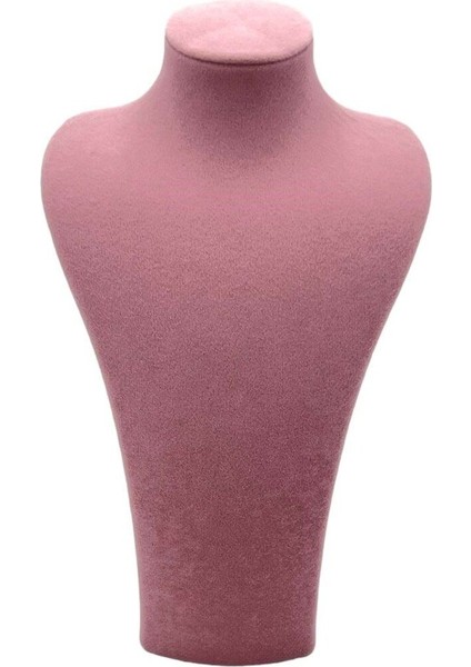 25 cm Pembe Kadife Takı ve Kolye Standı, şık ve kullanışlı tasarım fiyatları