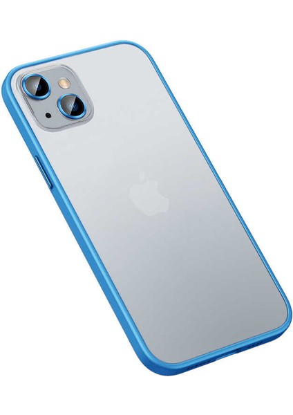iPhone 13 Uyumlu Tstk Retro Kapak-Mavi