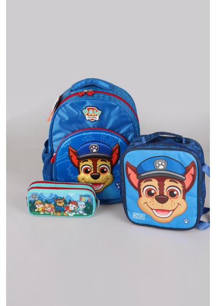 Yeni Sezon Lisanslı Paw Patrol Okulda Macera Koleksiyonu Okul,termoslu Beslenme ve Kalem Çantası Okul Seti