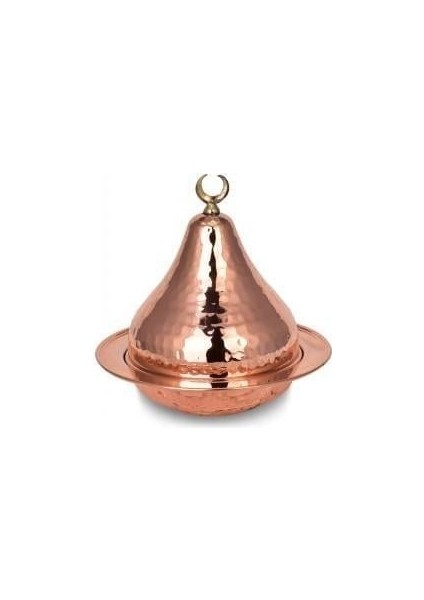 Heybeli Şekerlik 14 cm El Dövme Kırmızı Şekerlik