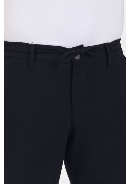 Theseason Erkek Siyah Likralı Kırışmaz Lastikli Comfort Fit Chino Pantolon fiyatları