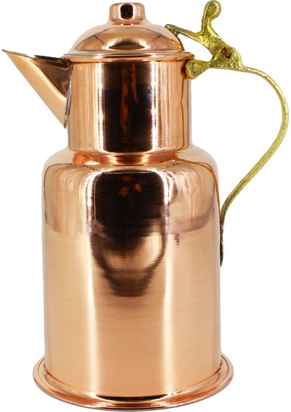 Kadife Sütlük 500 ml Düz Kırmızı Bakır Sütlük