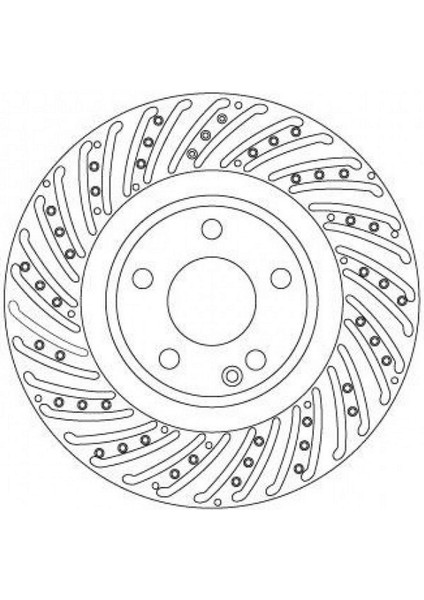 Fren Diski Ön Mercedes X156 W176 W246 C117 Dpmah