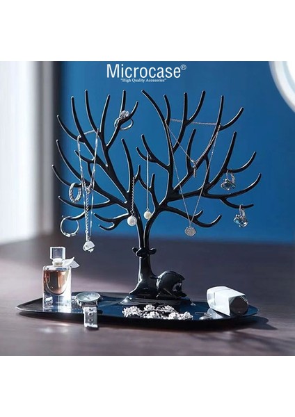 Şık Siyah Geyik Desenli Takı ve Mücevher Standı, düzen ve tarz katın, 41 parça, dayanıklı plastik fiyatları