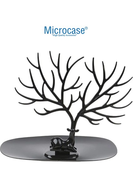 Şık Siyah Geyik Desenli Takı ve Mücevher Standı, düzen ve tarz katın, 41 parça, dayanıklı plastik fırsatları