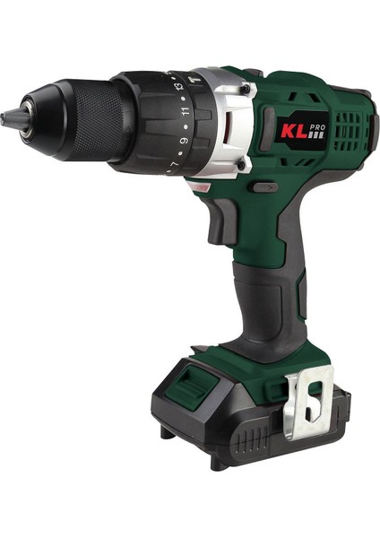 Kl Pro KLDM18-20 18V 2.0AH Li-Ion Çift Akülü Profesyonel Darbeli Matkap
