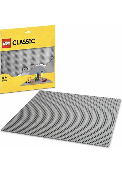 Classic Gri Plaka 11024-4 Yaş ve Üzeri LEGO Severler Için LEGO Zemini (1 Parça)