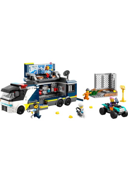 City Polis Mobil Suç Laboratuvarı Kamyonu 60418-7 Yaş ve Üstü (674 Parça) fiyatları