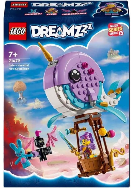 Dreamzzz Izzie'nin Deniz Gergedanı Sıcak Hava Balonu 71472-7 Yaş ve ÜZERI(156 Parça)