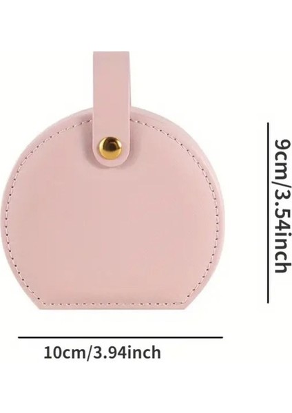 Şık taşınabilir takı düzenleyici, seyahat ve günlük kullanım için ideal, pembe saplı modelleri