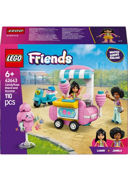 Friends Pamuk Şeker Standı ve Scooter 42643-6 Yaş ve ÜZERI(110 Parça) modelleri