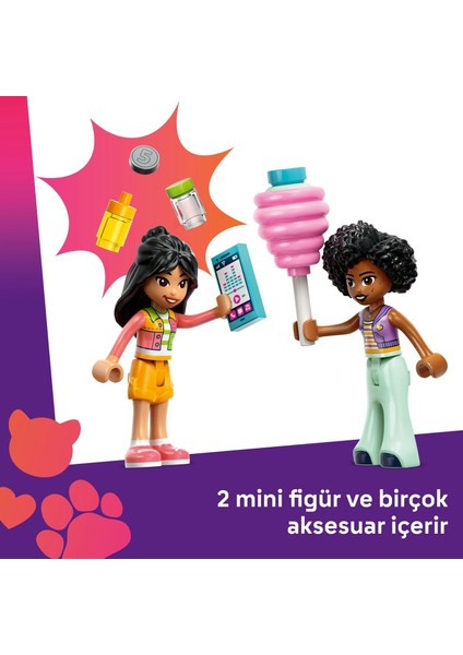 Friends Pamuk Şeker Standı ve Scooter 42643-6 Yaş ve ÜZERI(110 Parça)