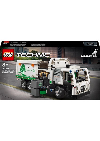 Technic Mack Lr Electric Çöp Kamyonu 42167-8 Yaş ve Üzeri (503 Parça)