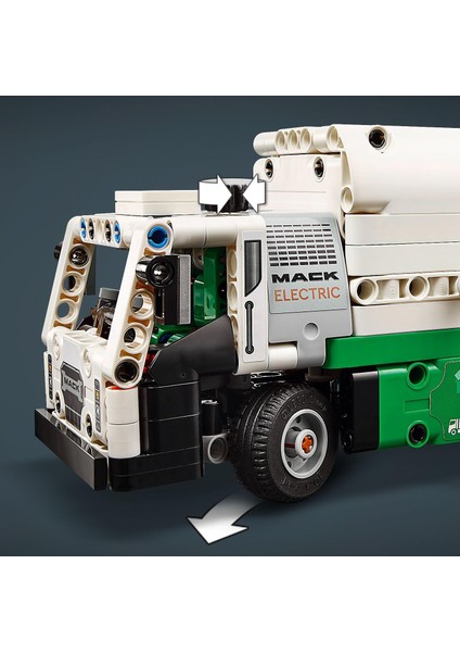 Technic Mack Lr Electric Çöp Kamyonu 42167-8 Yaş ve Üzeri (503 Parça)