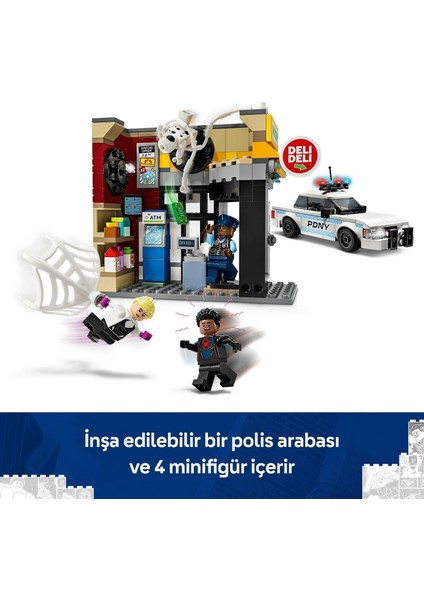 Marvel Spider-Verse: Miles Morales, Spot'a Karşı 76311-9 Yaş ve ÜZERI(375 Parça)