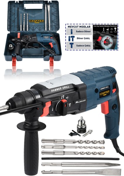 Çelik Şanzıman Kırıcı Delici Darbeli Matkap 2-28MM Matkap Hilti fiyatları