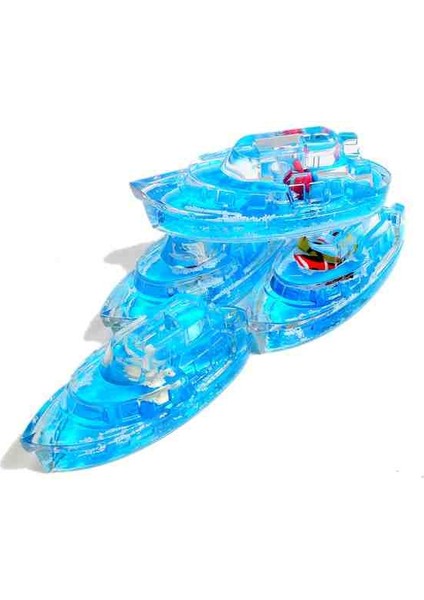 Şeffaf Gemi Temalı Özel Mavi Sıvı Dolu Ev Iş Ofis Masaüstü Dekoratif Hediye Kalemlik indirimleri