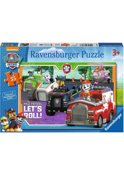 35 Parça Puzzle Paw Patrol 86177
