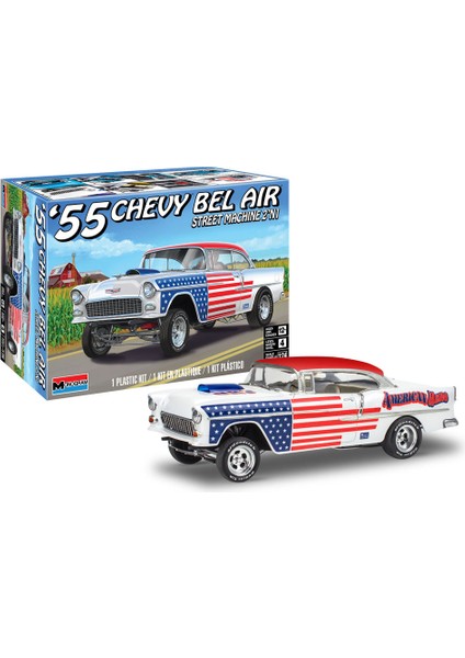 Model Kit Araba 1955 Chevy Bel Air Street Machine 2n1 14519