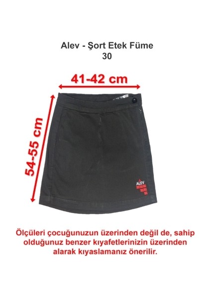 Şort Etek Füme 30