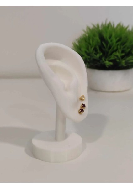 Beyaz Kulak Küpe ve Takı Saklama Organizeri, şık ve pratik çözüm fiyatları