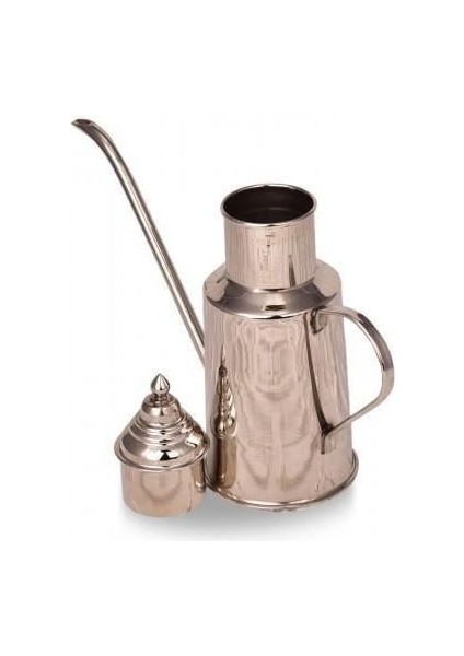 Gemlik Yağdanlık Düz Nikel Bakır Yağdanlık 500 ml