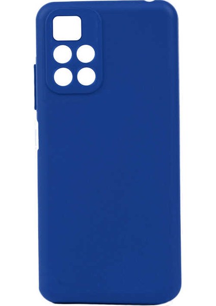 Xiaomi Redmi 10 2022 Kılıf Tstk Biye Silikon-Mavi