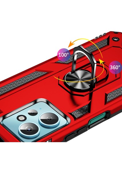 Xiaomi Redmi Note 12 4g Kılıf Tstk Vega Kapak-Kırmızı fırsatları