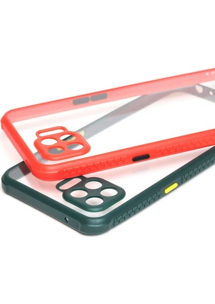 Oppo Reno 4 Lite Kılıf ​​tstk Kaff Kapak-Koyu Yeşil fiyatları