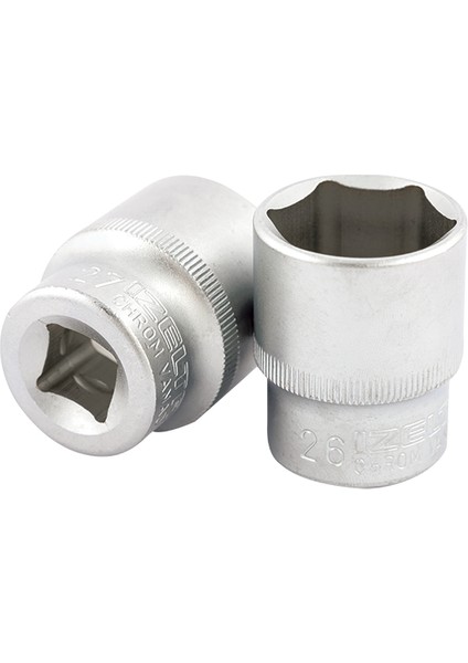 Izeltaş 113 1/2” Altı Köşe Lokma Anahtar (Seçenekli)