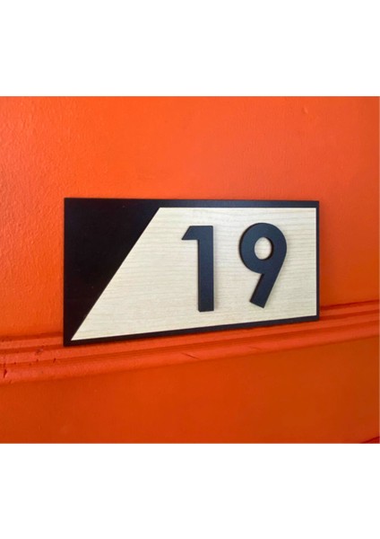 Dekoratif Ahşap Kapı Numaralığı, Daire Numarası, Otel Numarası ,oda Numarası-2 fiyatları