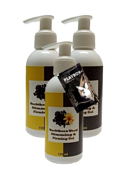 Buck Thorn Weed Slimming & Firming Gel 3 Tane Acı Çehre Tohumu Jeli 150 ml + 1 Hediye Jel