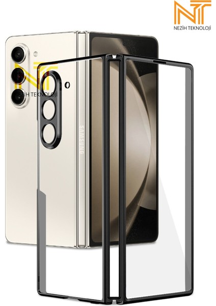 Samsung Galaxy Z Fold 6 Uyumlu Full Camlı 360 Koruyucu Kapak Kılıf