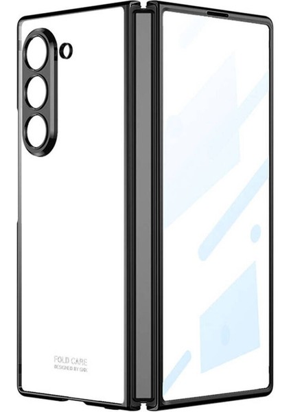 Samsung Galaxy Z Fold 6 Uyumlu Full Camlı 360 Koruyucu Kapak Kılıf