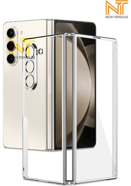 Samsung Galaxy Z Fold 6 Uyumlu Full Camlı 360 Koruyucu Kapak Kılıf