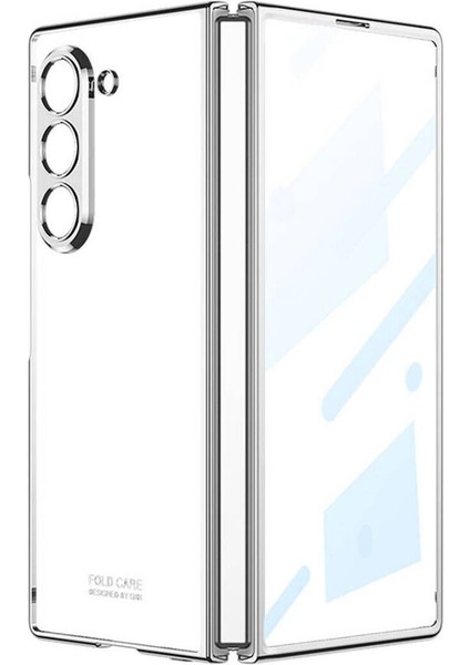Samsung Galaxy Z Fold 6 Uyumlu Full Camlı 360 Koruyucu Kapak Kılıf