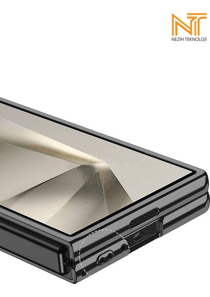 Samsung Galaxy Z Fold 6 Uyumlu Full Camlı 360 Koruyucu Kapak Kılıf