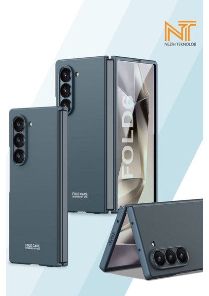 Samsung Galaxy Z Fold 6 Uyumlu Kılıf Sert Kıpta Kapak